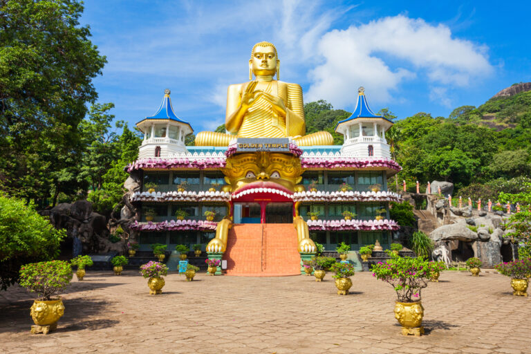 Golden,Temple,Of,Dambulla,Or,Dambulla,Cave,Temple,Is,A